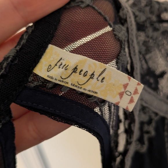 FP Laurel Lace Minidress Size 0 - Picture 7 of 16